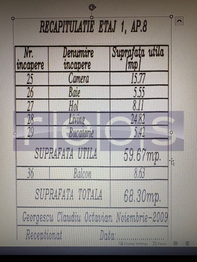 Apartament 2 camere 60 mp  | Obor Towers | loc de parcare subteran - Poză 9