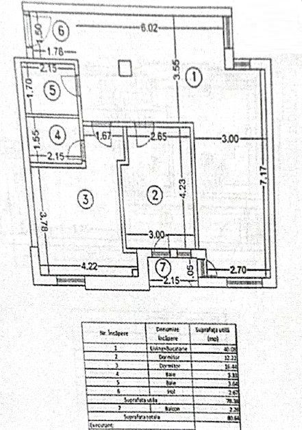 Apartament 3 camere Otopeni ultracentral – de la dezvoltator - Schiță 6