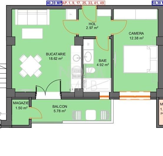 Apartamente - tip studio - Str. Doamna Stanca - Poză 5