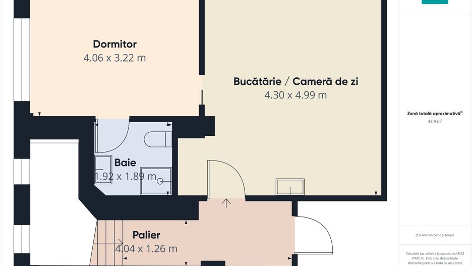 Apartament cu 2 camere în zona Șega - Poză 13