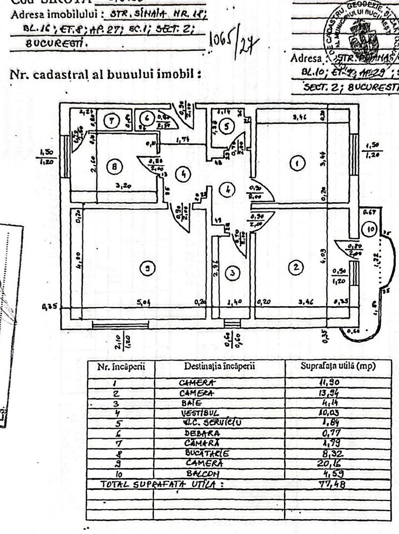 Apartament 3 camere Colentina Doamna Ghica - Schiță 27