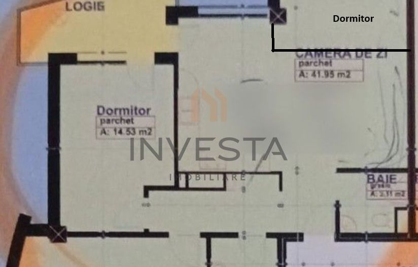 Apartament 4 camere, parcare inclusa, etaj intermediar, Gheorgheni - Schiță 9