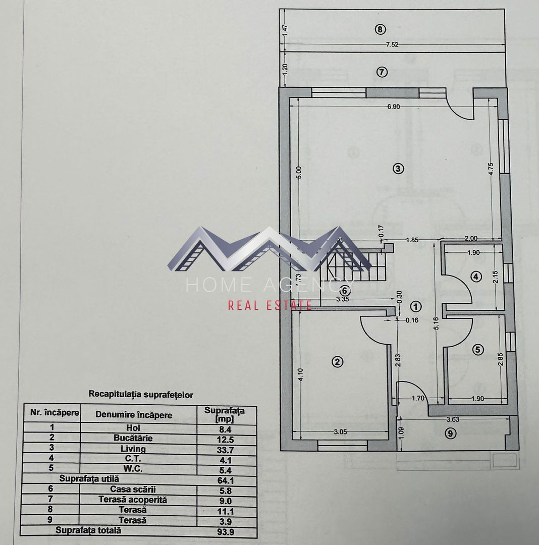 Casă individuală P+1 | Otopeni central - Schiță 8