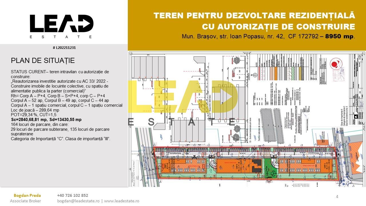OPORTUNITATE INVESTITIE LOCUINTE COLECTIVE CU AUTORIZATIE DE CONSTRUIRE - Poză 4