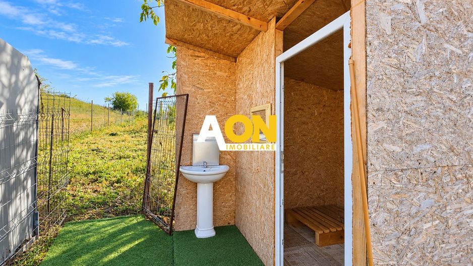 Cabană din lemn, 2 camere, panouri solare, teren 500 mp, Bărăbanț - Poză 5