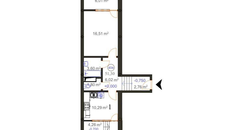Apartament cu 1 cameră, Ciocana, Chișinău - Poză 5