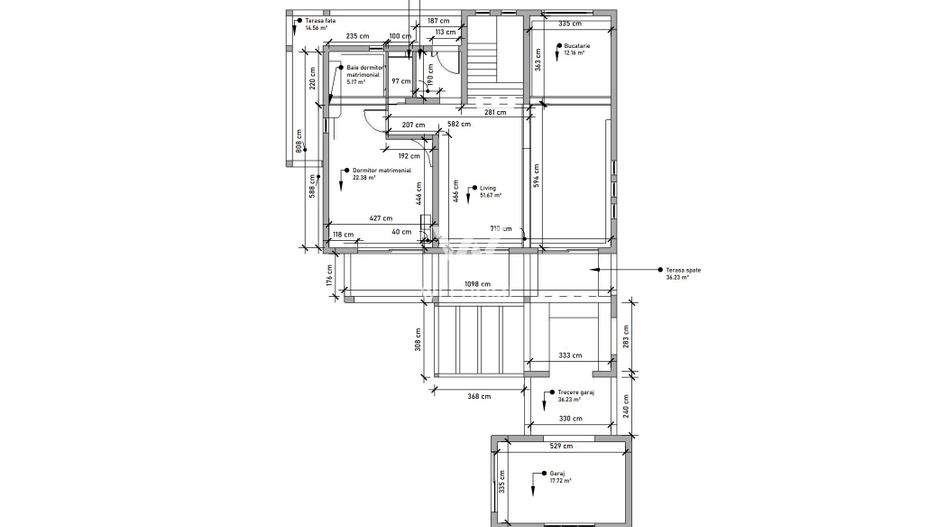 Vila EXCLUSIVISTA cu Piscina, Garaj si 3 Terase - Schiță 15