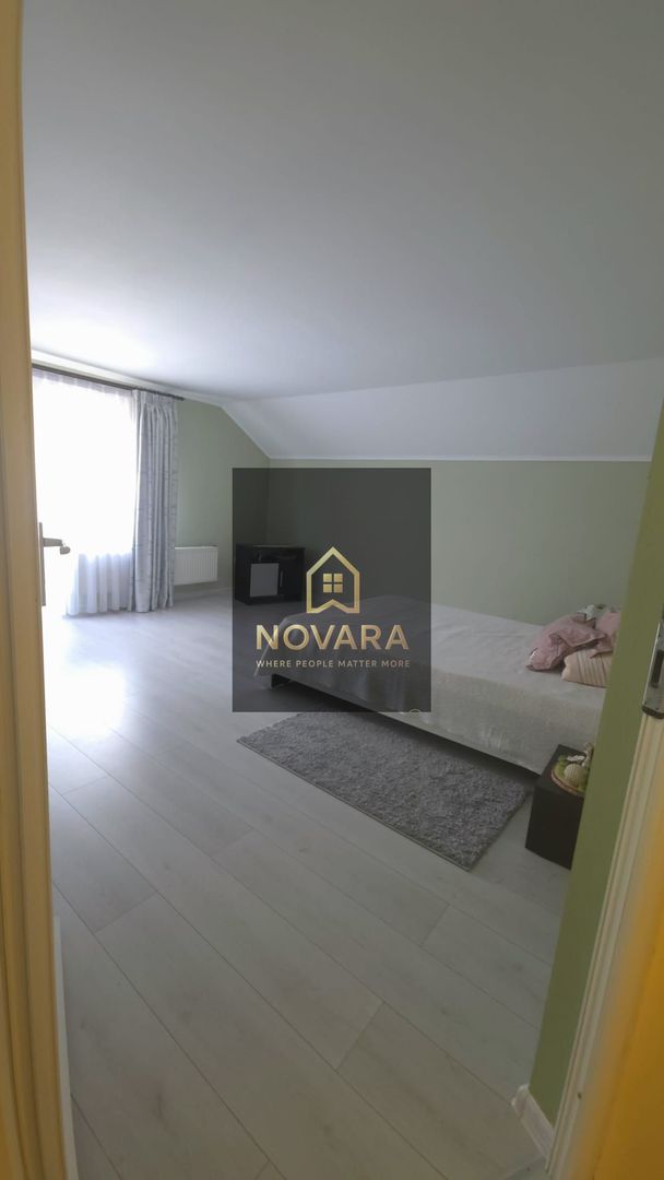 Casa langa Blue Sky cu panouri solare, garaj si terasa mare - Poză 10