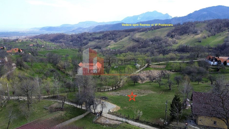 TEREN 2.495 MP | BRAN – SOHODOL | VEDERE PANORAMICĂ SPRE BUCEGI - Poză 3
