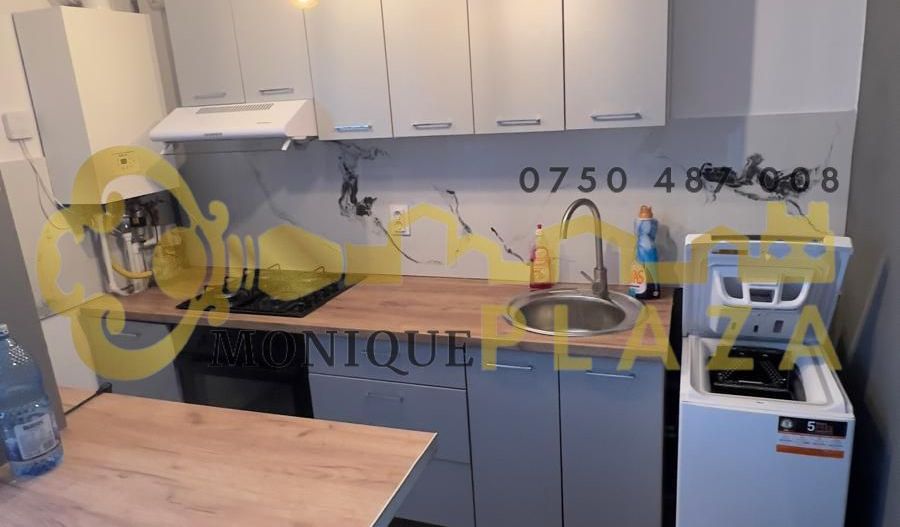 Garsoniera moderna | CT | Mobilata | Utilata | - Poză 3