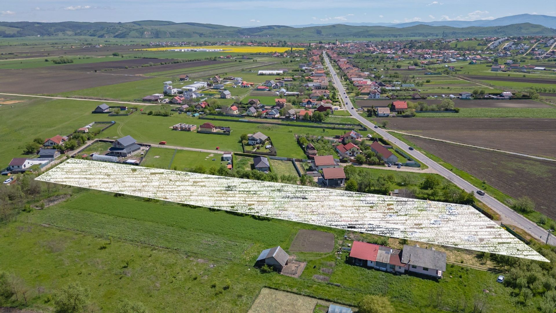 Teren intravilan Bod | Front 46 m la Asfalt | Utilități pe/lângă Teren - Poză 1