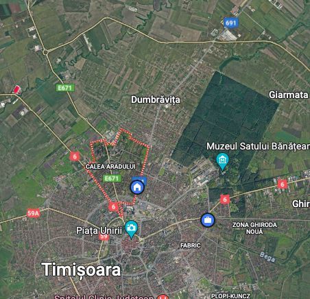 Teren rezidential Dumbravita - Poză 1