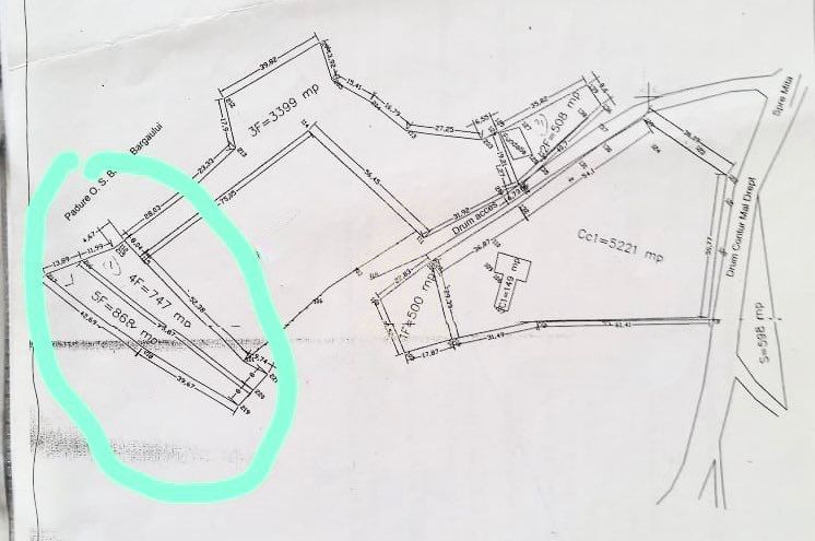 Teren intravilan 1615 mp-ideal cabane turism-Colibita - Poză 6