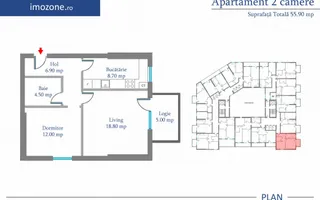 Metrou Pacii / Preciziei | Militari | 2 Camere | 55.9 mp | Bloc Nou | FINALIZAT - Poză 13