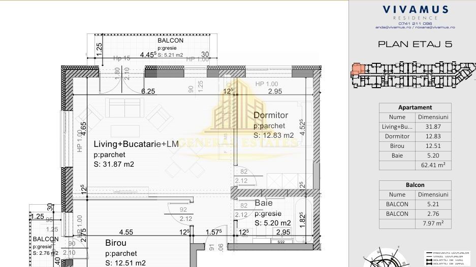 Apartament spre vanzare 3 camere, Coresi, Brasov - Poză 2