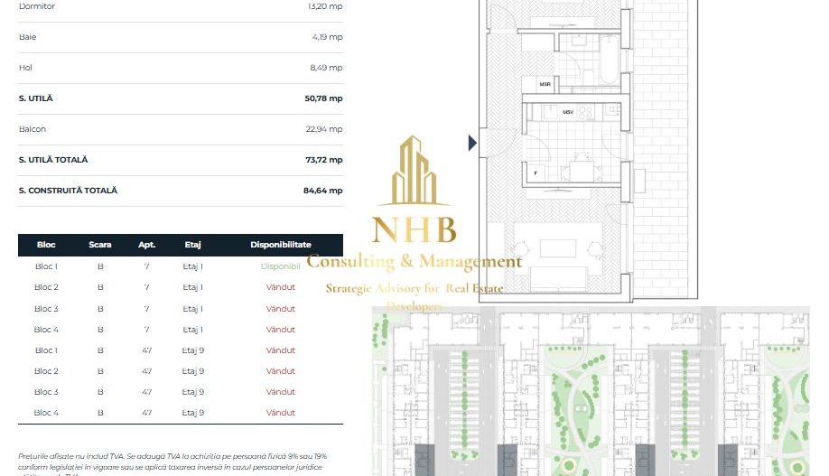 Apartament de 2 camere, ansamblu premium, constructie noua, Comision 0 - Poză 14