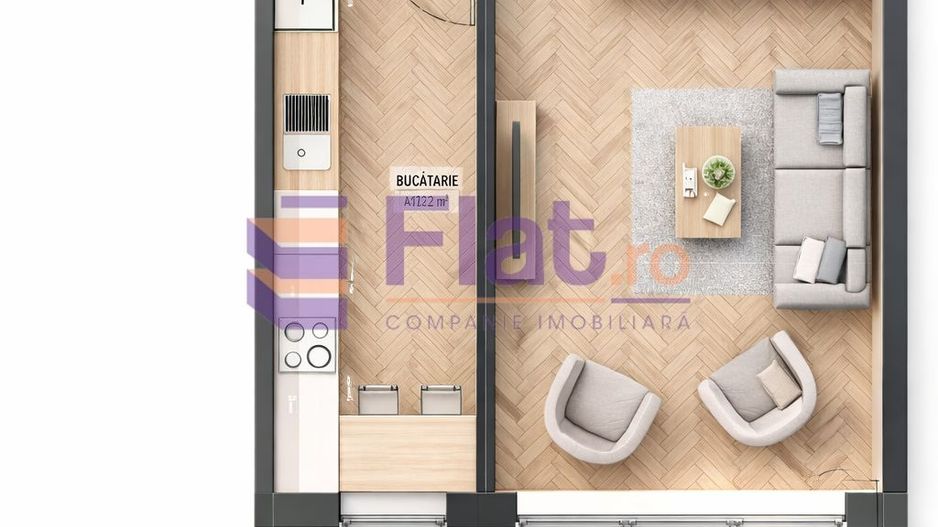 Garsoniera I Grandis Residence I Tractorul - Poză 1