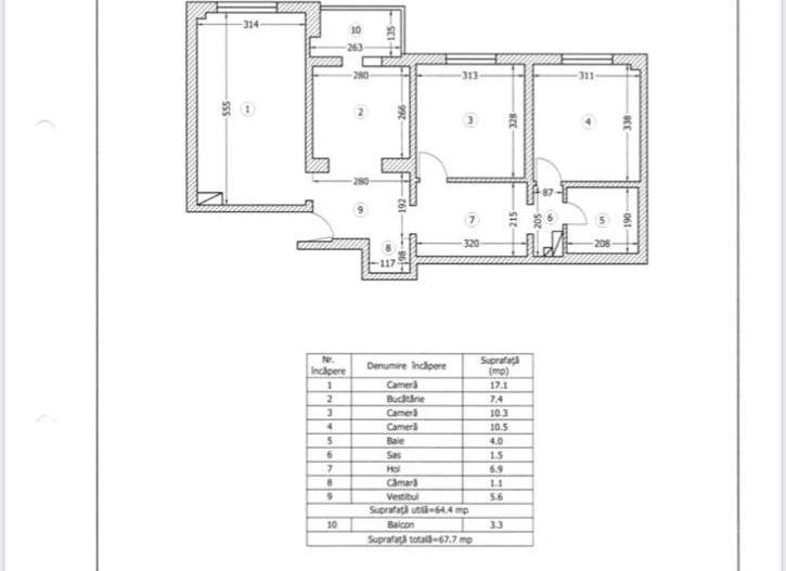 Apartament 3 camere zona Liviu Rebreanu - Auchan Titan - 1 Decembrie - Poză 17