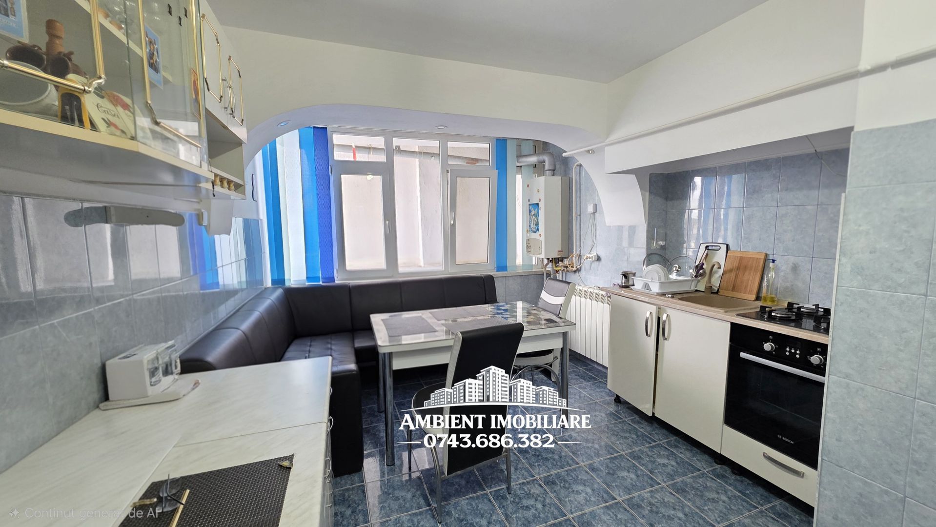 Apartament cu 3 camere, mobilat și utilat, VASLUI - zona AUTOMOMENT; - Poză 5