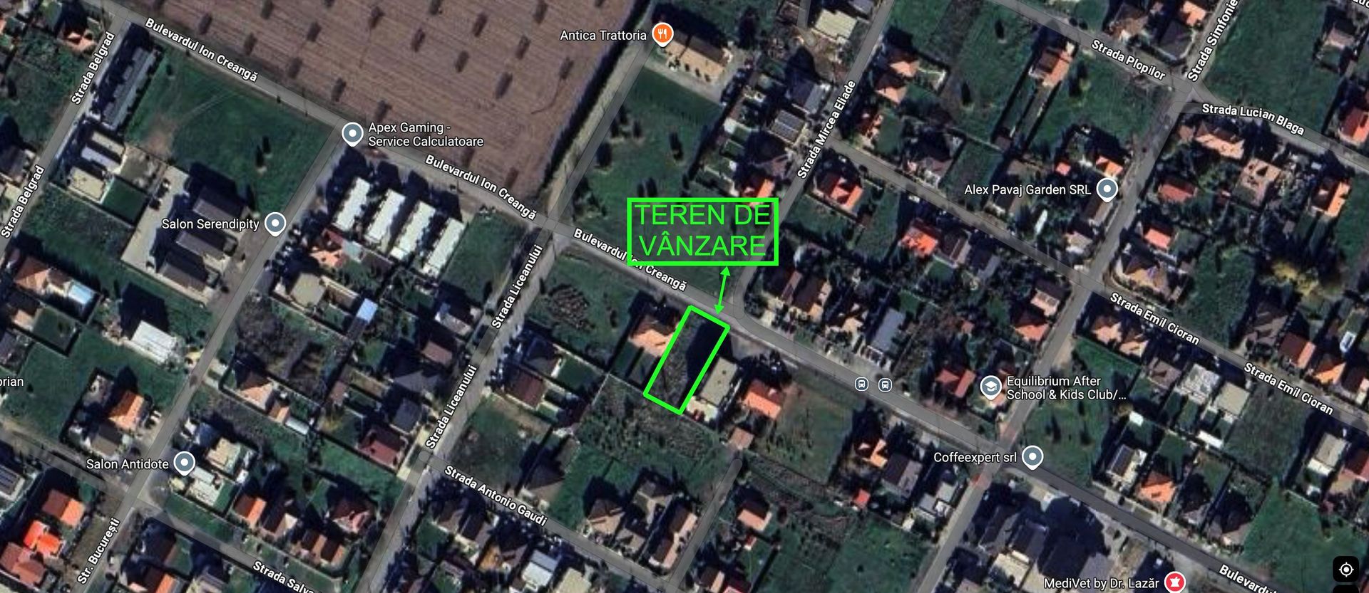 Teren in  Dumbrăvița – 800 mp, front 20 ml, pe Bulevardul Ion Creanga - Poză 5