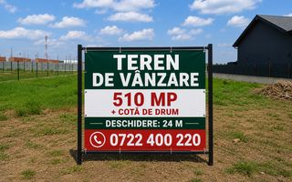Teren 510 mp Clinceni – Șos. Ordoreanu | + cotă drum acces | Ideal casă - Poză 1