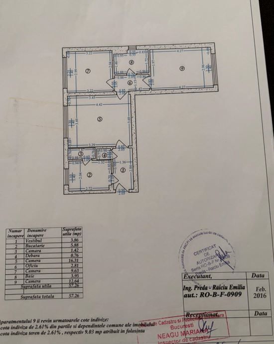 APARTAMENT 3 CAMERE | METROU BASARAB - Schiță 8