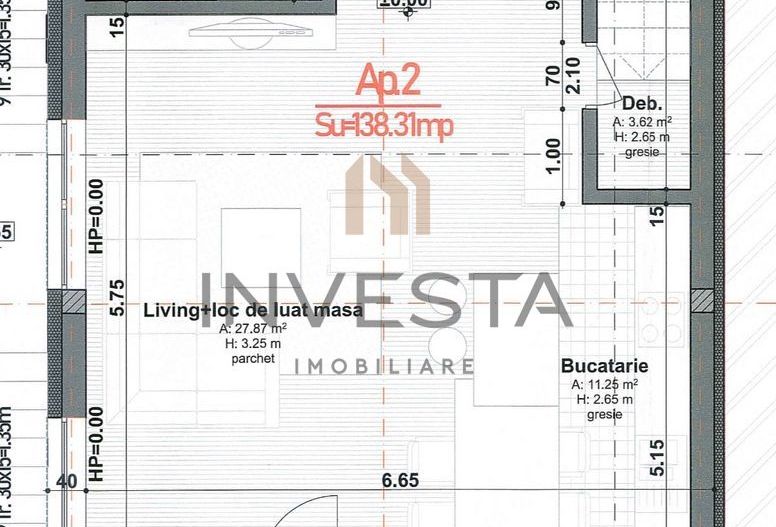 Apartament in vila cu 138 mp utili, Terasa 25 mp + 2 balcoane si garaj - Schiță 2