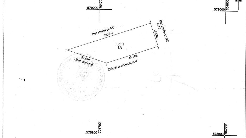 Teren pentru investitie, 1100 mp, zona Ciusmeaua Moldovencei; - Poză 2