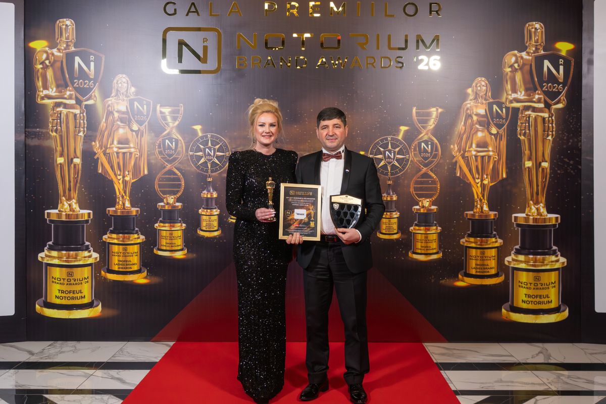 REMAX Moldova, premiată la Gala Notorium Brand Awards 2026 pentru Recunoașterea Publicului