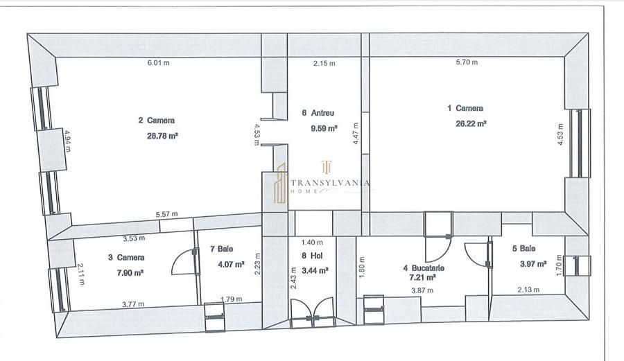 🏡 Apartament 3 camere ultracentral, Zona Mitropoliei, 91 mp utili, - Poză 12