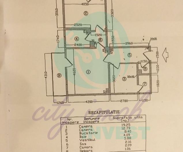 2 Camere-Dristorului-Centrala Proprie - Poză 4