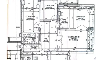 Apartament 4 camere de vanzare , etaj intermediar, parcare, Zorilor! - Schiță 16