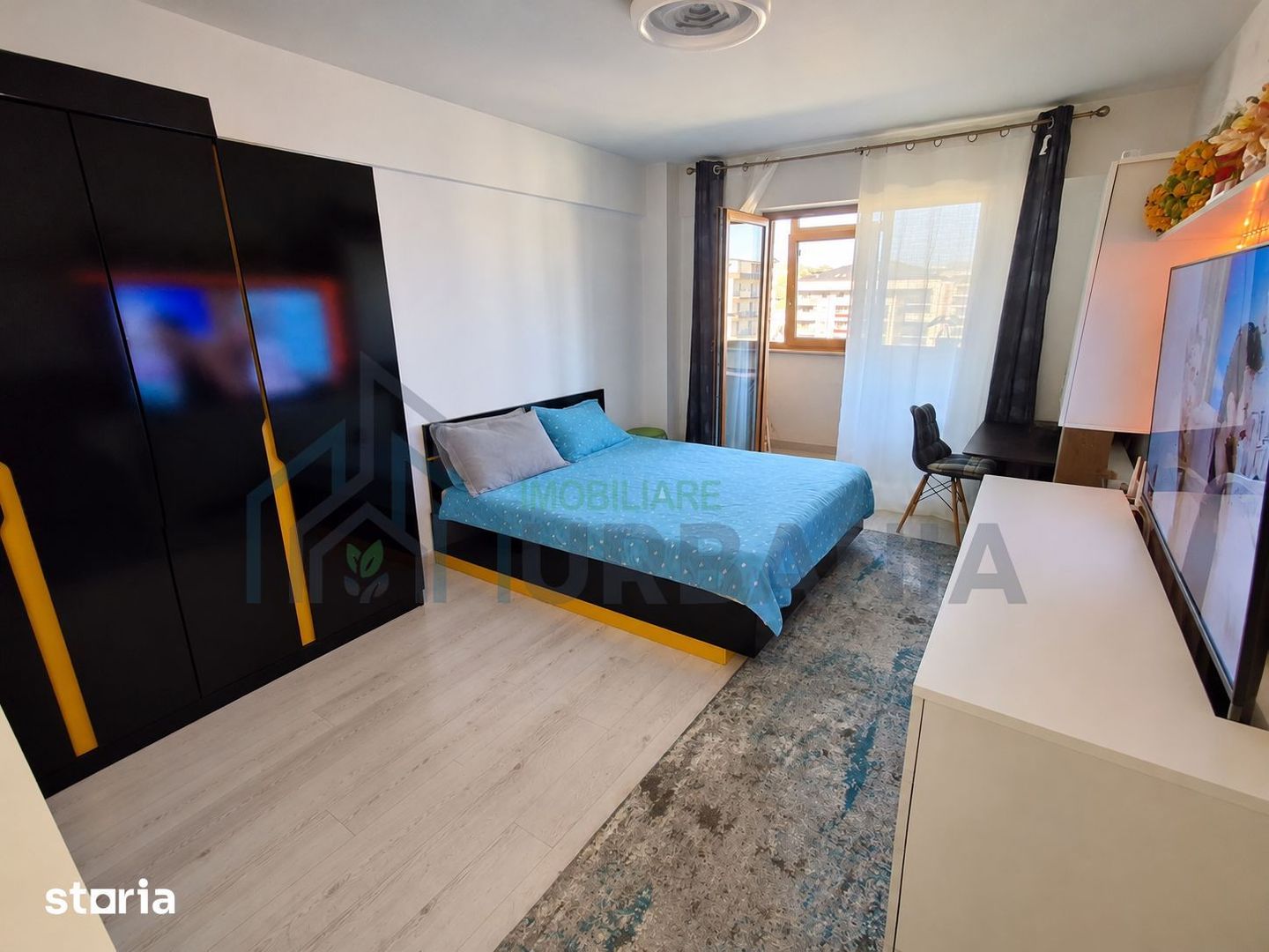 Apartament 1 cameră mobilat, decomandat, balcon închis și parcare inclusă – Vișan - Poză 1