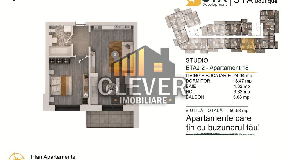 Apartament 2 camere Pallady,  51 mp, Comision 0% - Poză 1
