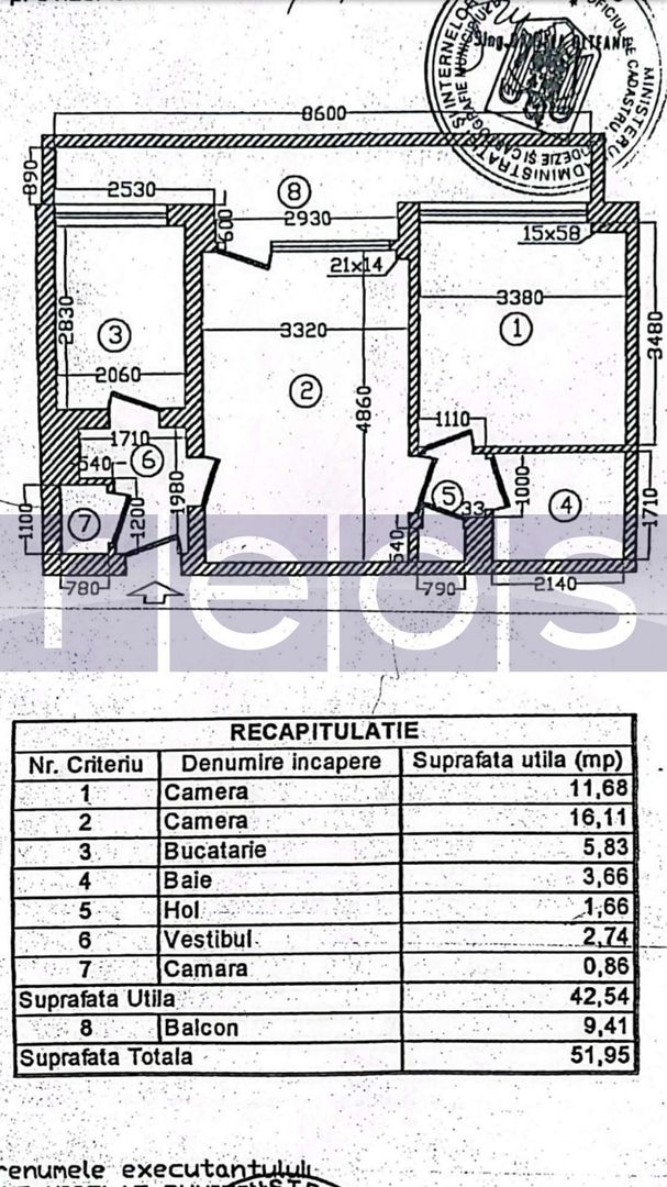 VANZARE APARTAMENT 2 CAMERE 52MP RENOVAT MODERN STEFAN CEL MARE OBOR - Poză 10