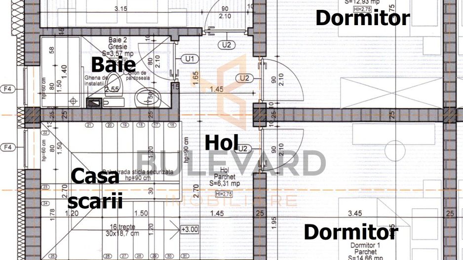 Casa tip duplex in zona Vivo Mall,  str Razoare Floresti - Schiță 8