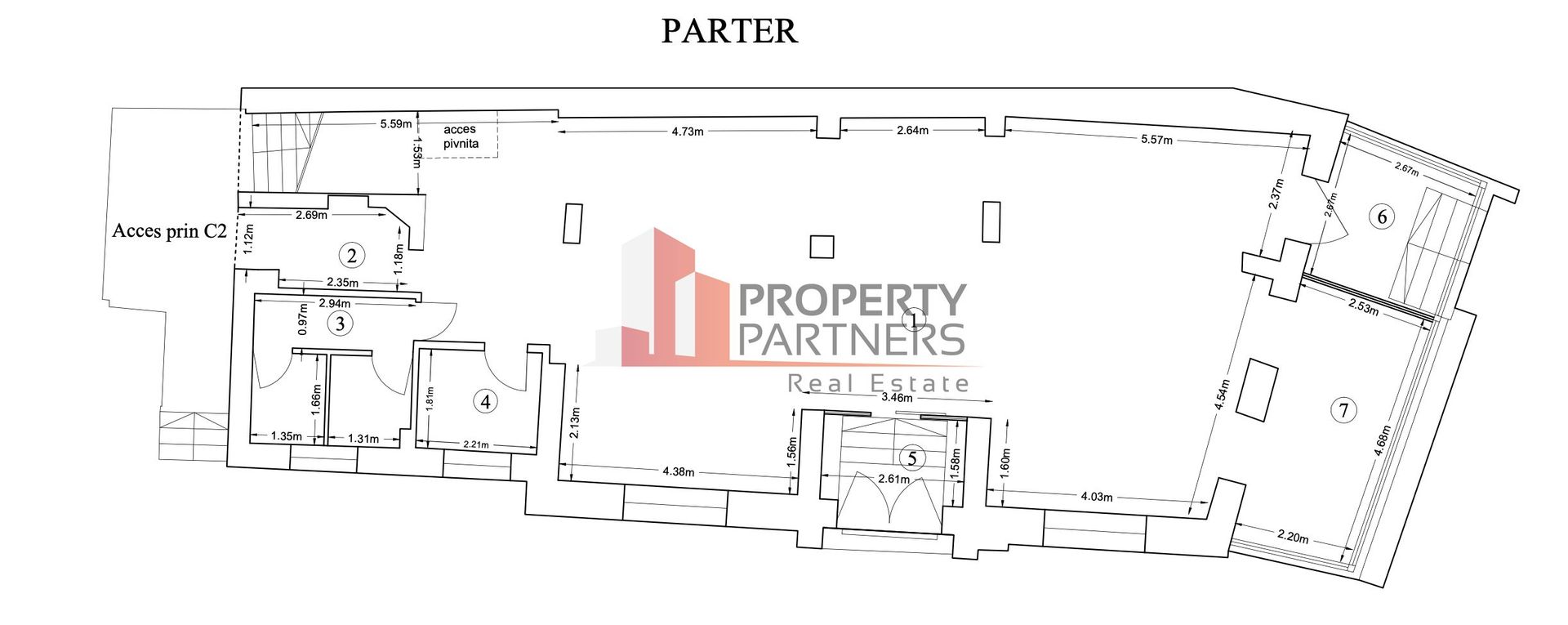 Spațiu Comercial de Închiriat – Strada Mendeleev - Schiță 9
