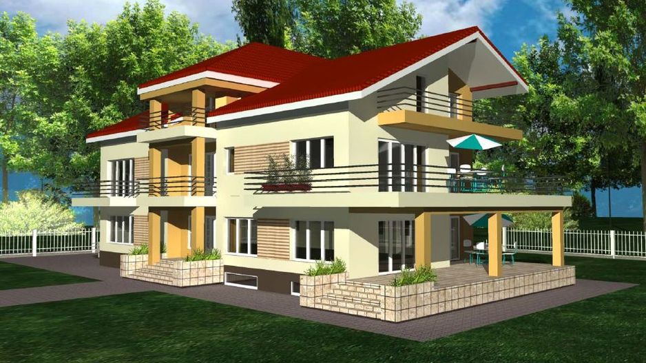 Vila Individuala S+P+1+M cu Teren 1000mp langa Padure - Balotesti - Poză 23