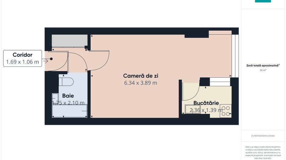 Garsoniera moderna la 1 minut de Metrou Gara de Nord - Poză 8