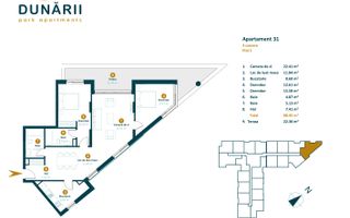 Apartament cu CF 3 camere finisat direct de la dezvoltator! - Poză 2
