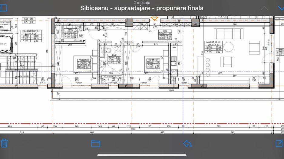 3 CAMERE + LOC DE PARCARE || SISESTI - Schiță 26