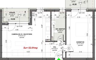 Comision 0. Apartament 2 camere, bloc nou in Apahida! - Schiță 4