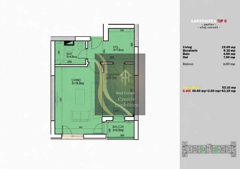 Studio 20th Residence, vedere Lacul Morii, etaj 10/11, renovat - Poză 4