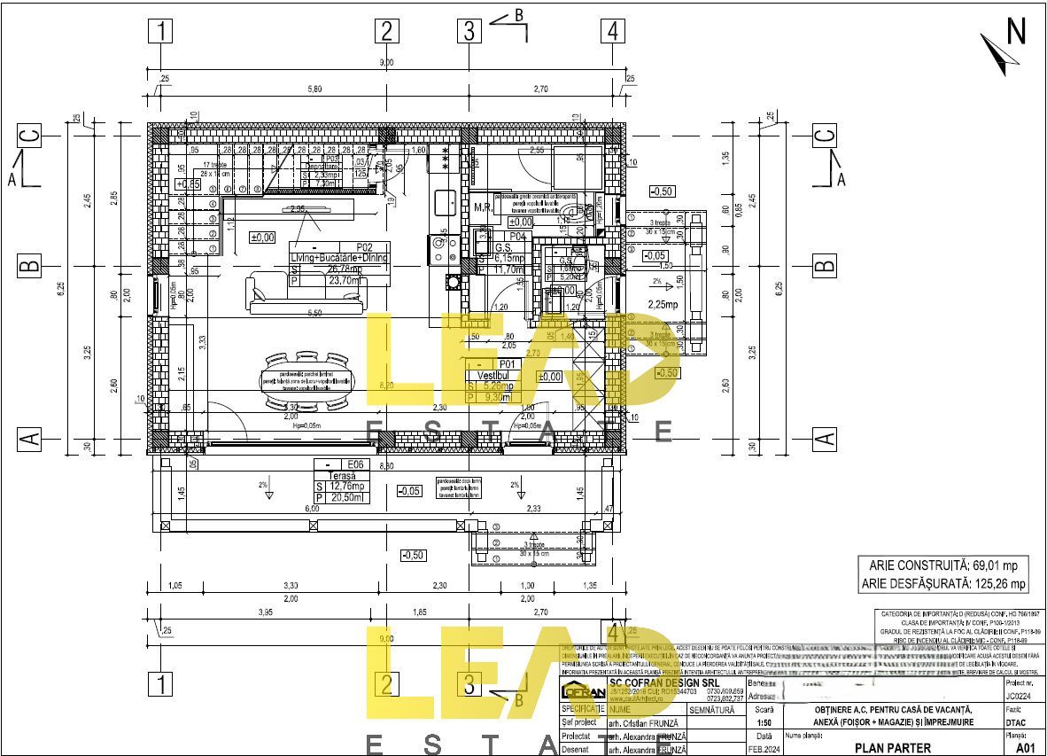 Comision 0%, Casa in constructie P+M, 80 mp utili, cu foisor si teren 504 mp - Poză 4
