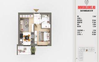 Pallady, Finisaje Premium, Centrala Termica, Birou Vânzări - Schiță 2