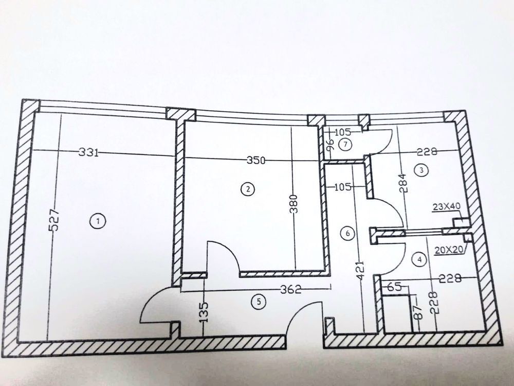 2 CAMERE DECOMANDAT- 52 mp ||  Domenii - Schiță 10