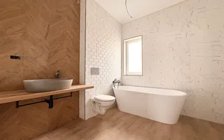 Duplex cu 4 camere, despărțit prin camera tehnica | Mosnita Veche - Poză 12