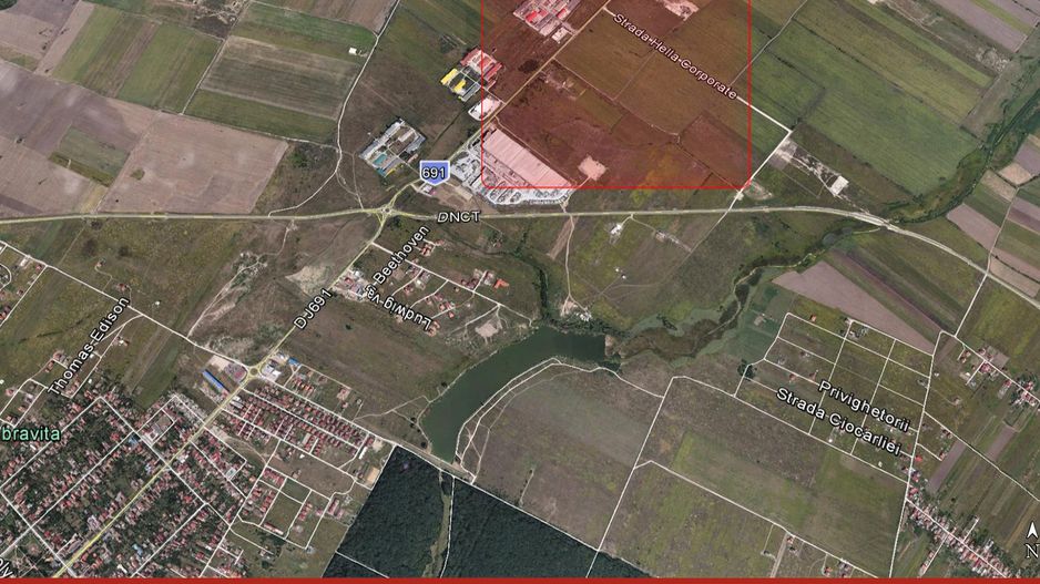 DE VANZARE TEREN 3.960MP, ZONA CENTURA NORD-DUMBRAVITA - Poză 2