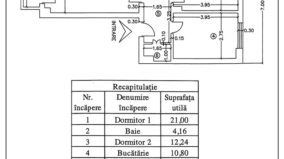 Apartament cu 2 camere, etaj 2, mobilat și utilat, VASLUI zona TRAIAN; - Poză 11