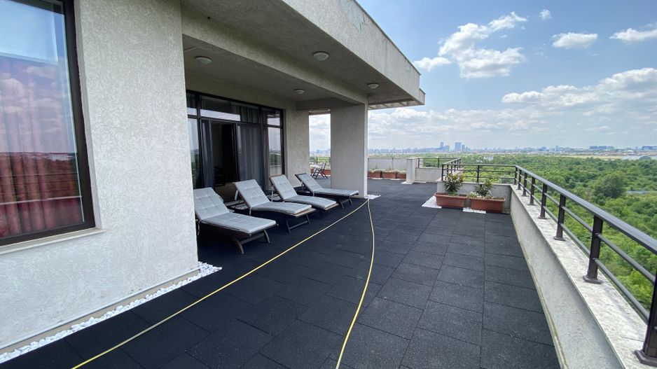 Penthouse 5 camere 250 mp lângă Ambasada SUA , zona Băneasa București - Poză 37